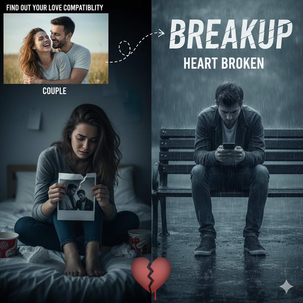 Relationship guidance collage with spiritual support theme