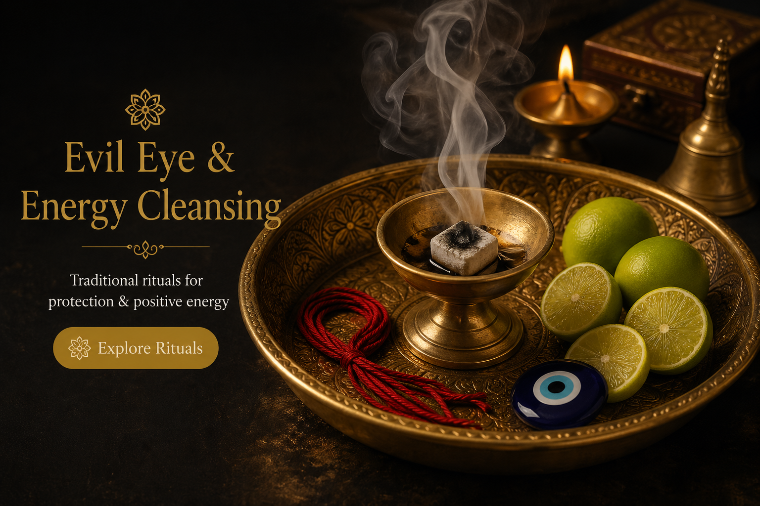 Symbolic image — clearing negative energy and protection
